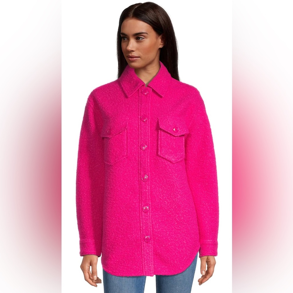 💗Hot Magenta Wool Jacket💗
